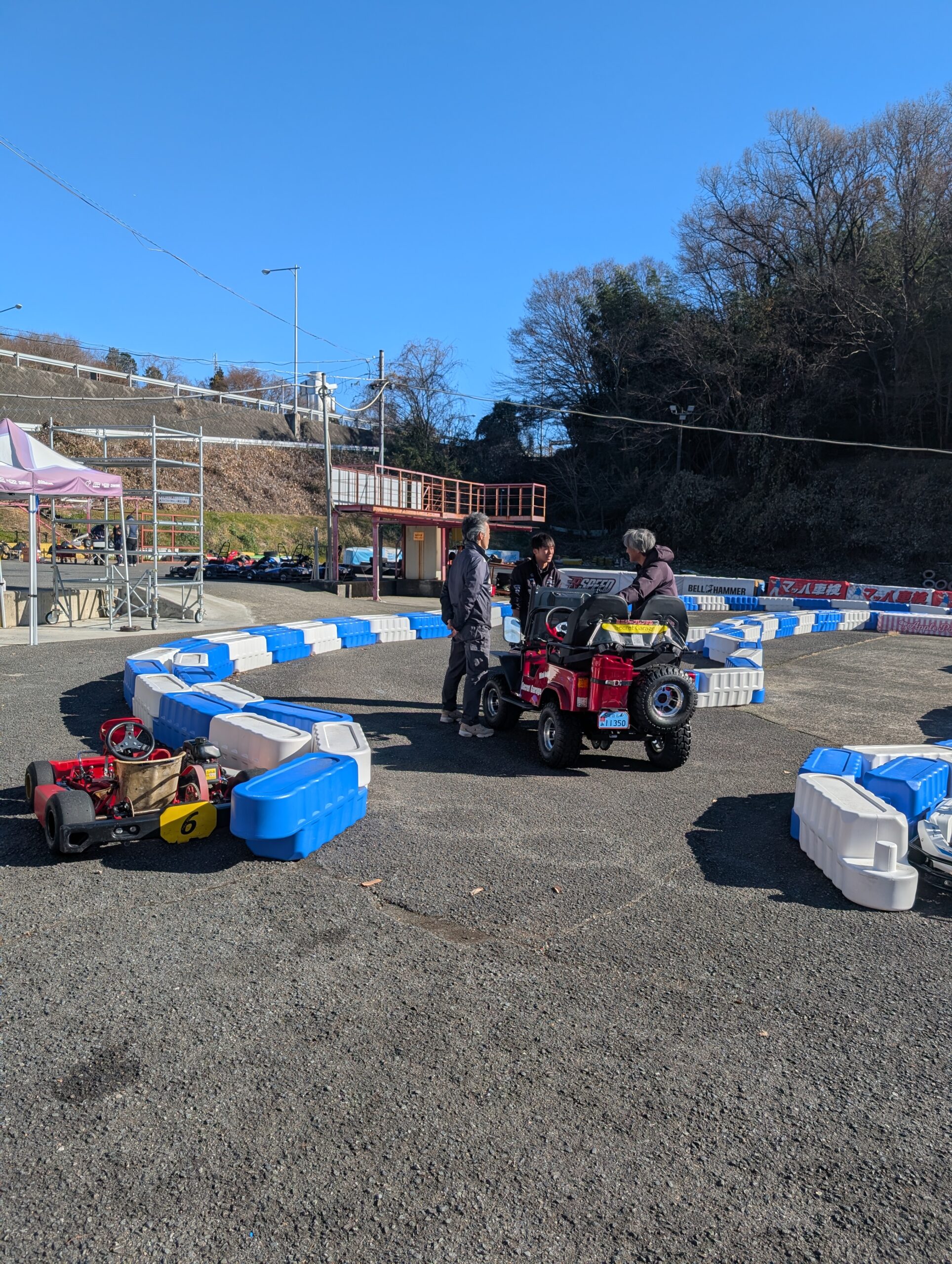 中井インターサーキットでテスト走行しました。